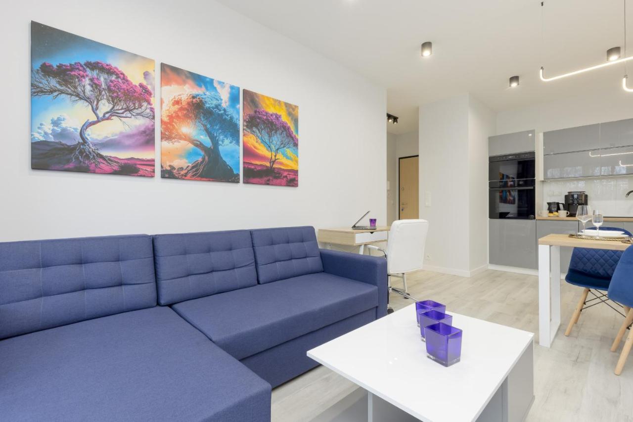 Dark Blue And Grey With Pastel Bedroom In By Renters Varsovia